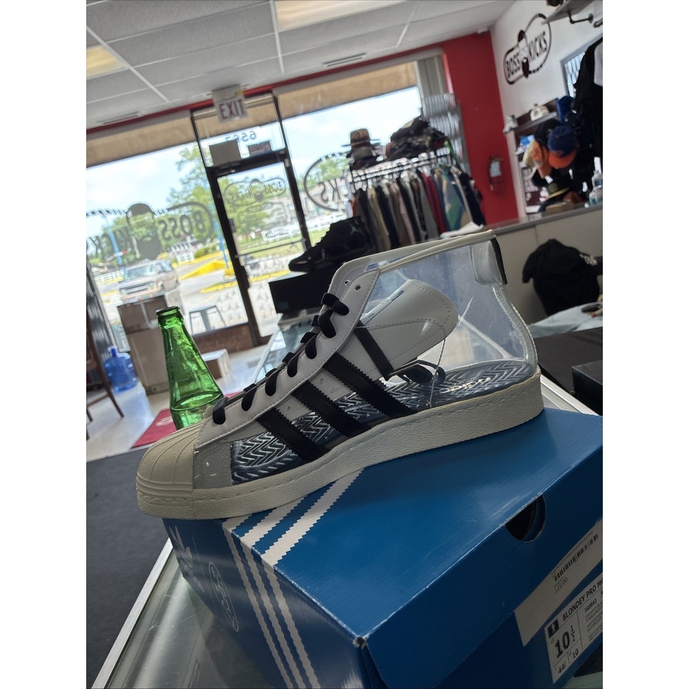 Men's Adidas Blondey McCoy Pro Model Superstar Clear Shoes IG0843 NEW SZ 10.5 - Picture 12 of 15